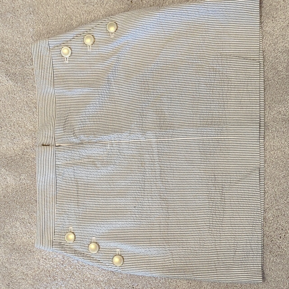 JCrew Pin Stripe Mini Skirt